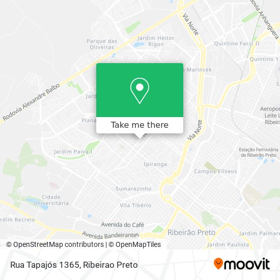 Rua Tapajós 1365 map