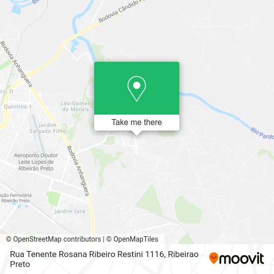Rua Tenente Rosana Ribeiro Restini 1116 map