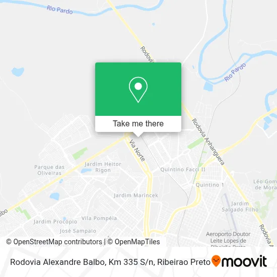 Rodovia Alexandre Balbo, Km 335 S / n map