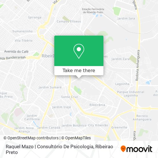 Mapa Raquel Mazo | Consultório De Psicologia