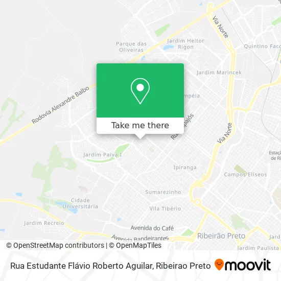Rua Estudante Flávio Roberto Aguilar map