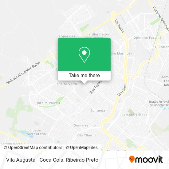 Vila Augusta - Coca-Cola map