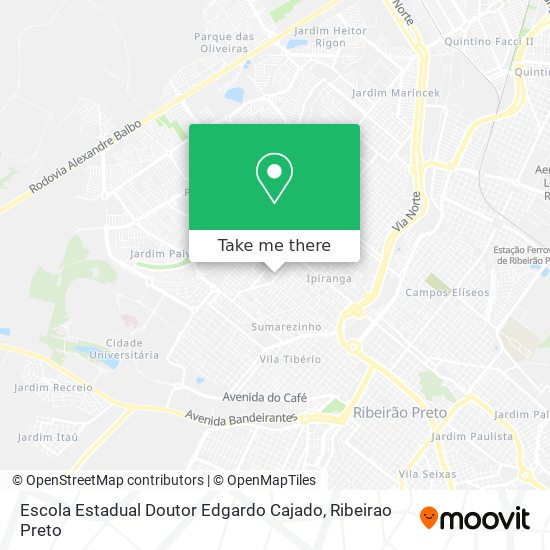 Escola Estadual Doutor Edgardo Cajado map