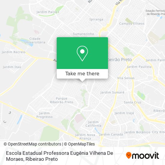 Escola Estadual Professora Eugênia Vilhena De Moraes map