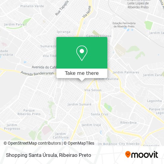 Mapa Shopping Santa Úrsula
