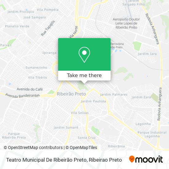 Mapa Teatro Municipal De Ribeirão Preto