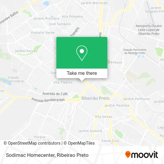 Sodimac Homecenter map
