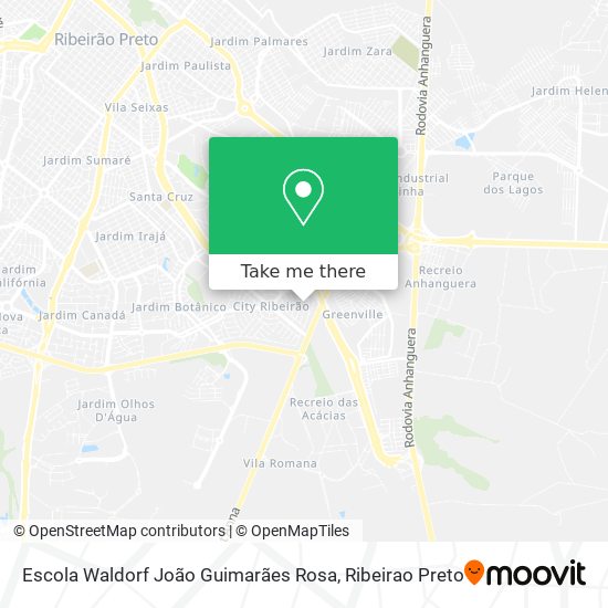 Mapa Escola Waldorf João Guimarães Rosa