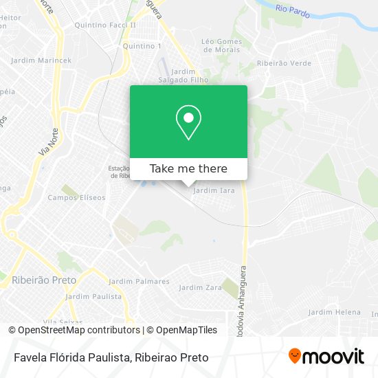Favela Flórida Paulista map