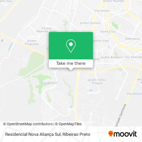 Residencial Nova Aliança Sul map
