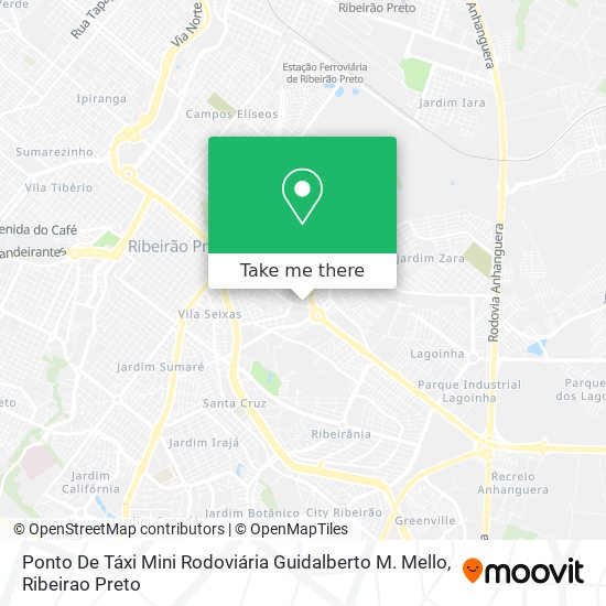 Ponto De Táxi Mini Rodoviária Guidalberto M. Mello map
