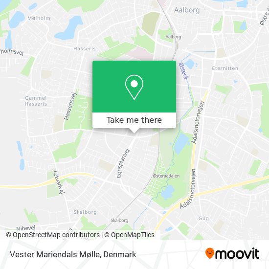 Vester Mariendals Mølle map