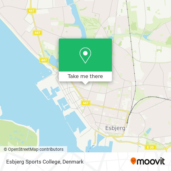 Esbjerg Sports College map
