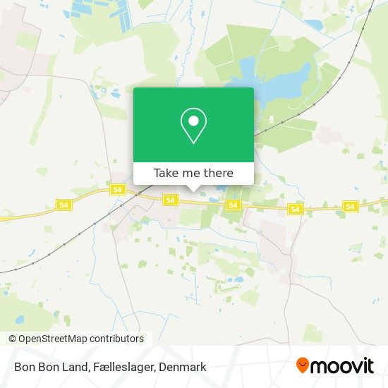Bon Bon Land, Fælleslager map