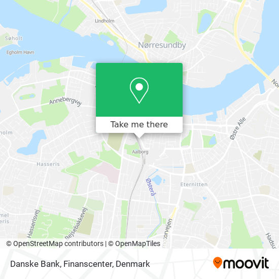 Danske Bank, Finanscenter map