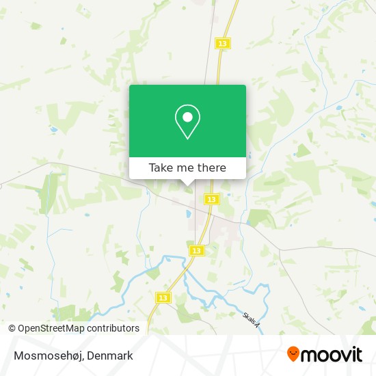 Mosmosehøj map