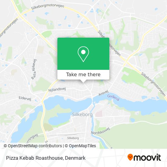 How to get to Pizza Roasthouse in Silkeborg by Bus Train?