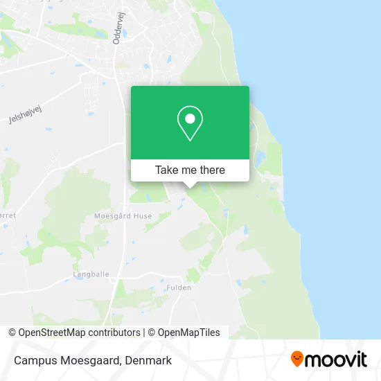 Campus Moesgaard map