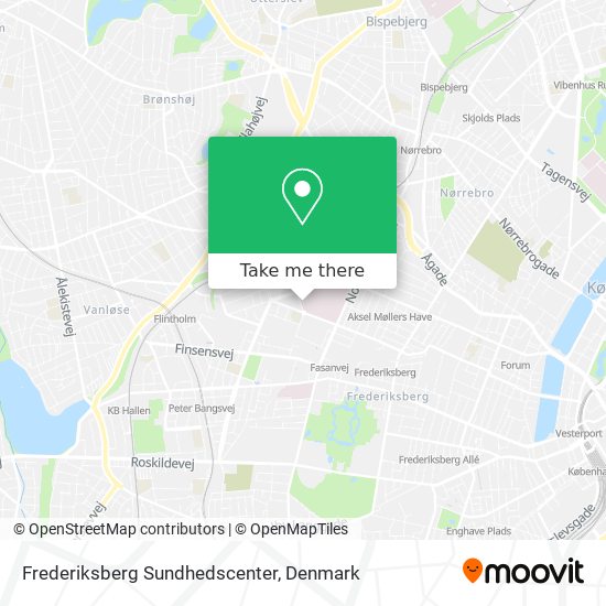 Frederiksberg Sundhedscenter map