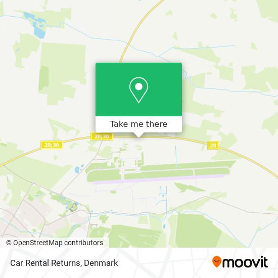 Car Rental Returns map