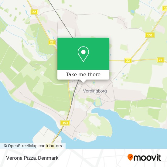 Verona Pizza map