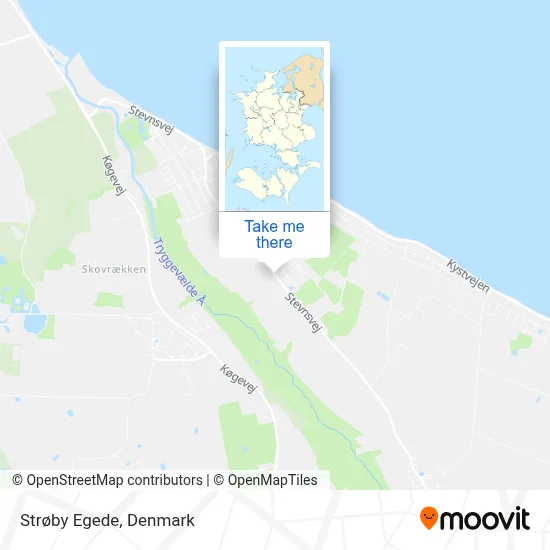 Strøby Egede map