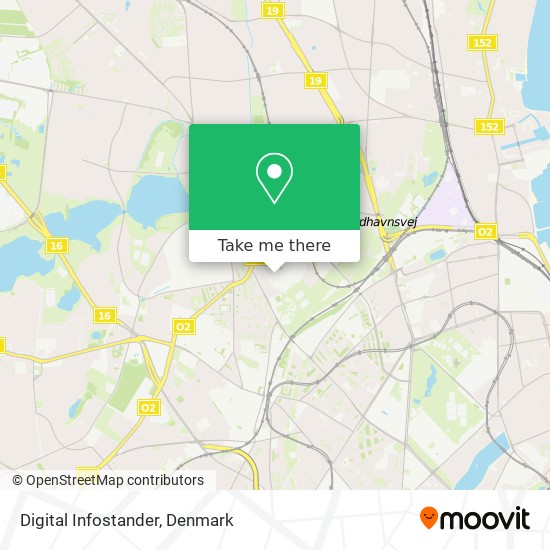 Digital Infostander map