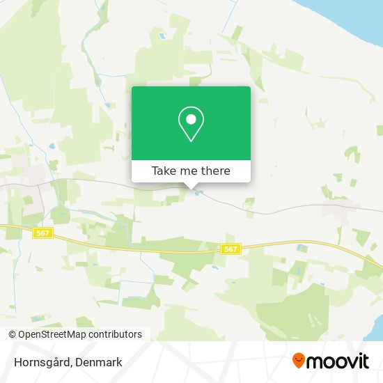 Hornsgård map
