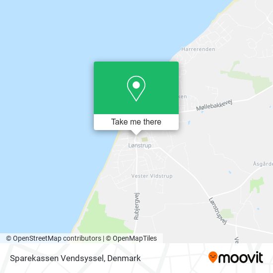 Sparekassen Vendsyssel map