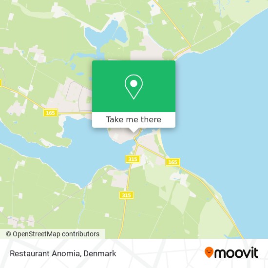 Restaurant Anomia map