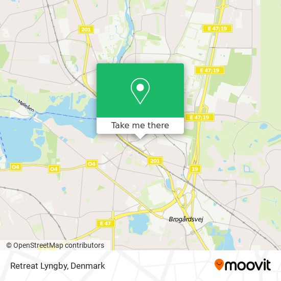 Retreat Lyngby map