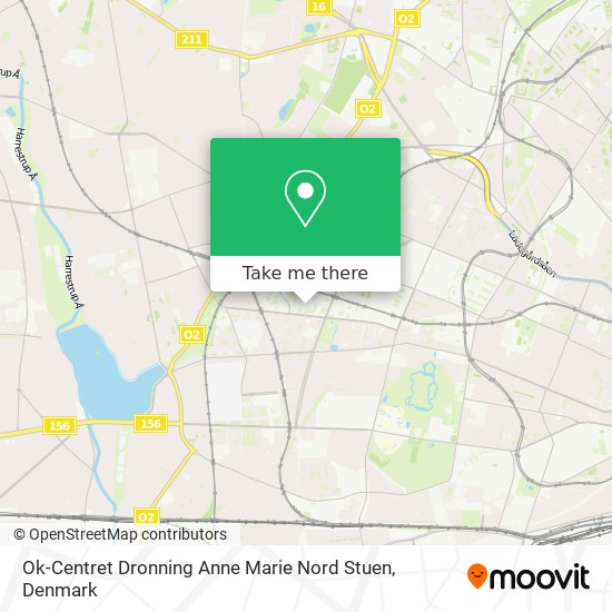 Ok-Centret Dronning Anne Marie Nord Stuen map