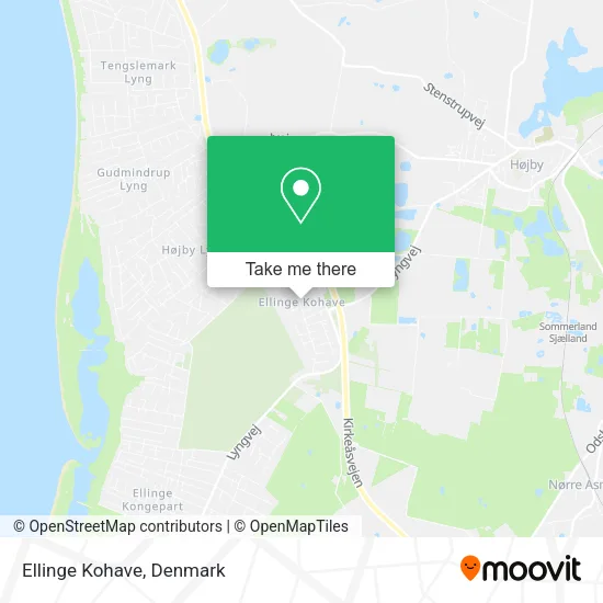 Ellinge Kohave map