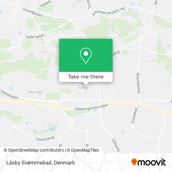 Låsby Svømmebad map