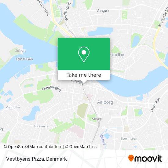 Vestbyens Pizza map