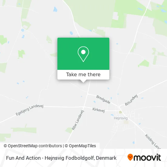 Fun And Action - Hejnsvig Fodboldgolf map