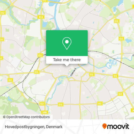 Hovedpostbygningen map