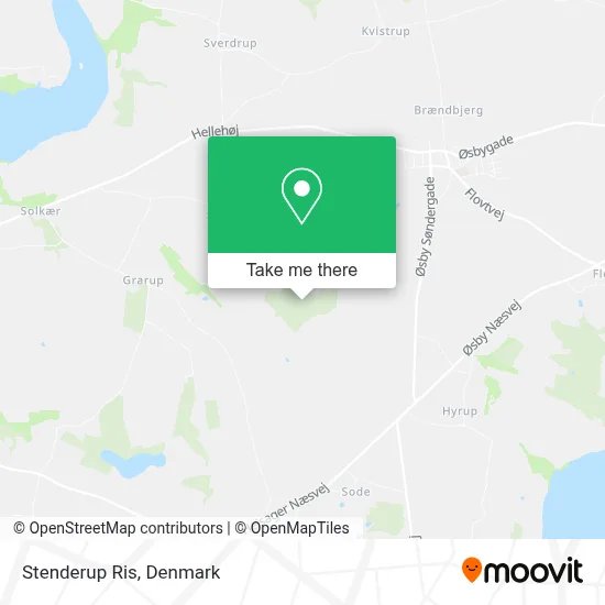 Stenderup Ris map