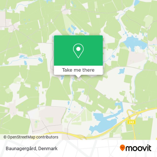 Baunagergård map