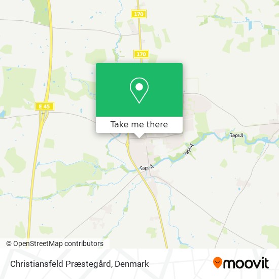 Christiansfeld Præstegård map