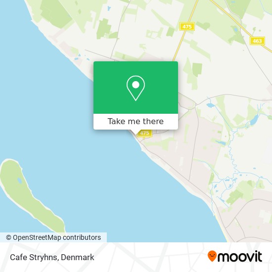 Cafe Stryhns map