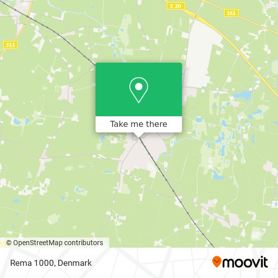 Rema 1000 map