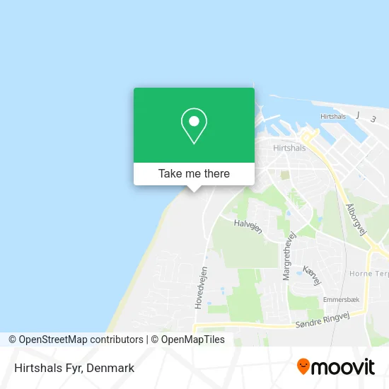 Hirtshals Fyr map
