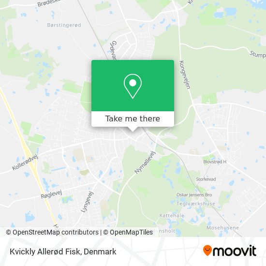 Kvickly Allerød Fisk map