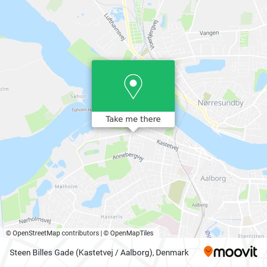 Steen Billes Gade (Kastetvej / Aalborg) map