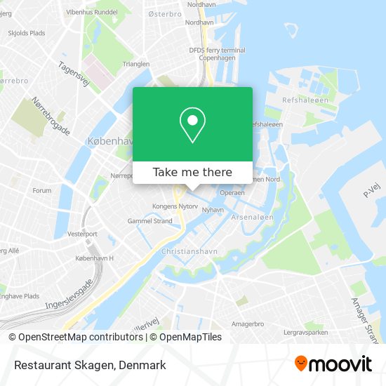 Restaurant Skagen map