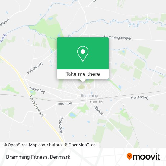 Bramming Fitness map