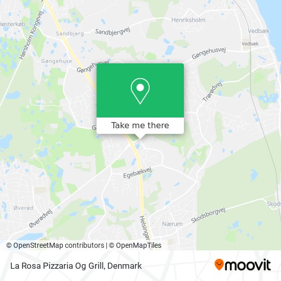 La Rosa Pizzaria Og Grill map