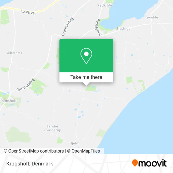 Krogsholt map