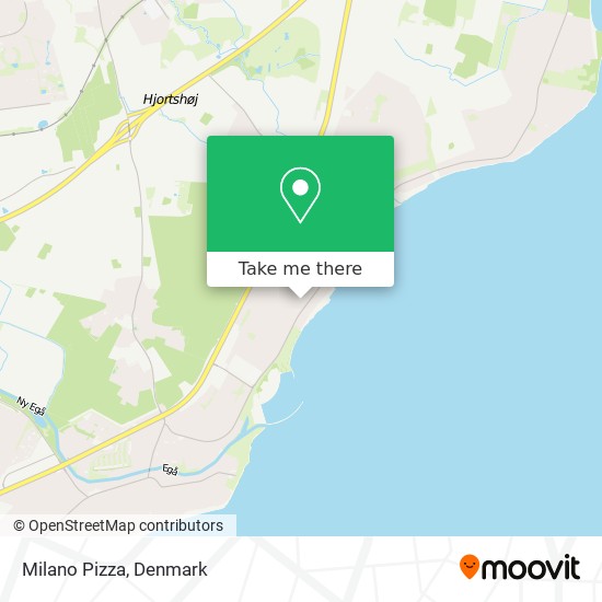 Milano Pizza map